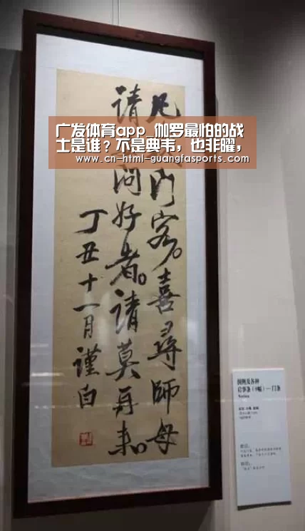 广发体育app_伽罗最怕的战士是谁?不是典韦,也非曜,而是无人问津的他!(图2) 广发体育官网
